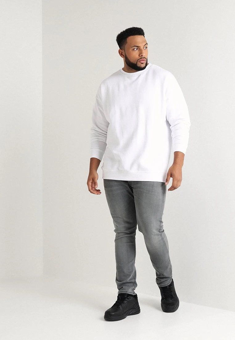 URBAN CLASSICS Crew Neck - Sweater - White 4 URBAN CLASSICS Crew Neck - Sweater - White - Afbeelding 2