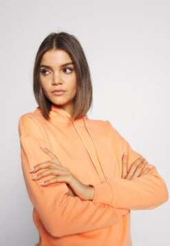 URBAN CLASSICS Ladies Hoody - Hoodie - Papaya -Urban Classics 0078558a78594d26a1fdd41b16a6dec7