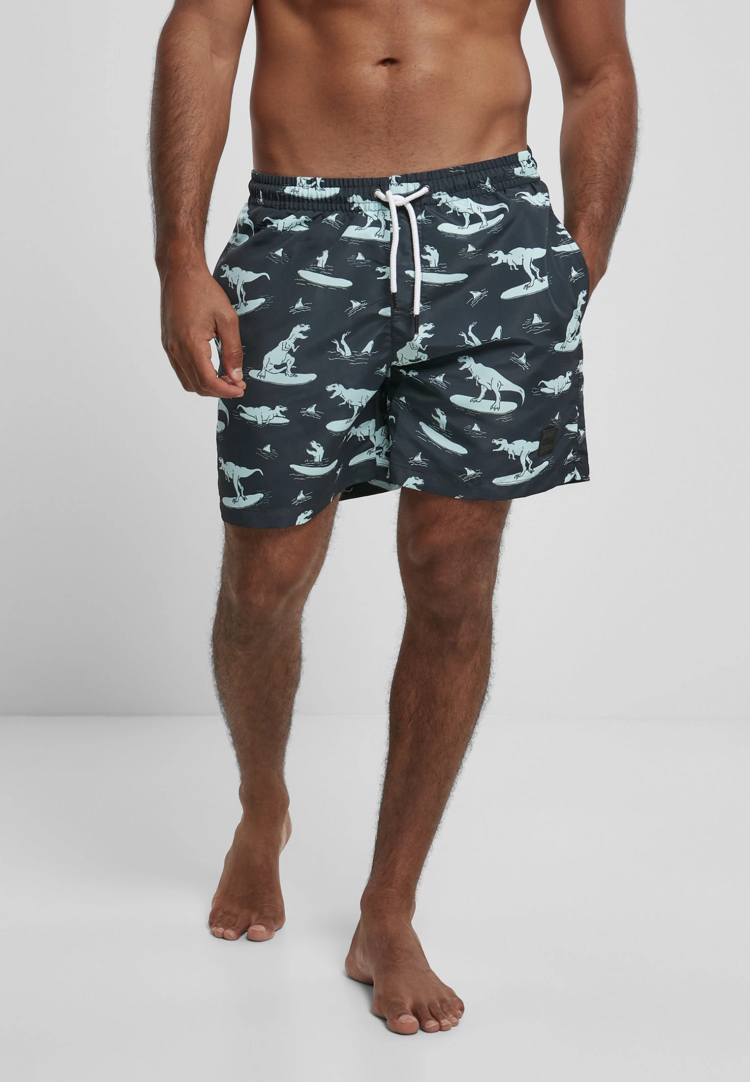 URBAN CLASSICS Pattern - Zwemshorts - Surfing T Rex Aop 3 URBAN CLASSICS Pattern - Zwemshorts - Surfing T Rex Aop