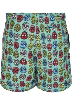URBAN CLASSICS Pattern - Zwemshorts - Calavera Aop -Urban Classics 0115cde9eb4b4b4c9dd4b8bb58600be5