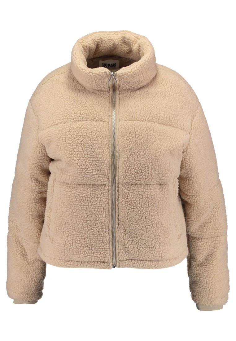 Ladies Boxy Sherpa Puffer Jacket - Winterjas - Darksand 7 Ladies Boxy Sherpa Puffer Jacket - Winterjas - Darksand - Afbeelding 5