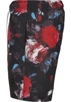 URBAN CLASSICS Pattern - Zwemshorts - Black Rose Aop -Urban Classics 02584d754d9c461ba8d214b47c241119