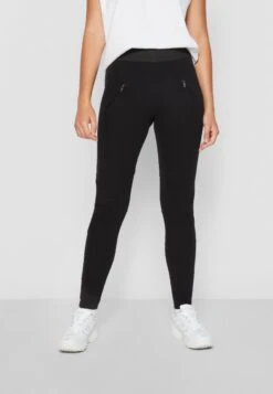 URBAN CLASSICS Ladies Interlock High Waist Leggings - Legging - Black -Urban Classics 0288848a5dd4421da76cefa9afcdc68c