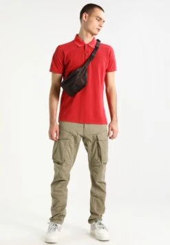 URBAN CLASSICS Acid Wash - Poloshirt - Red -Urban Classics 03a39925bf3b46dd9ea48b7a76aa8774