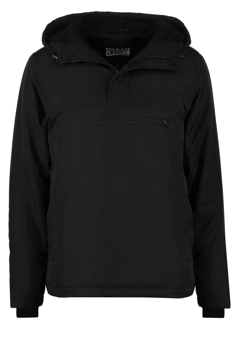 URBAN CLASSICS Padded Pull Over Jacket - Jas - Black 9 URBAN CLASSICS Padded Pull Over Jacket - Jas - Black - Afbeelding 7