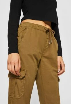 URBAN CLASSICS High Waist - Cargobroek - Summerolive -Urban Classics 061588b3b974435ea219617a3515db73