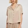 URBAN CLASSICS Overhemdblouse - Softtaupe