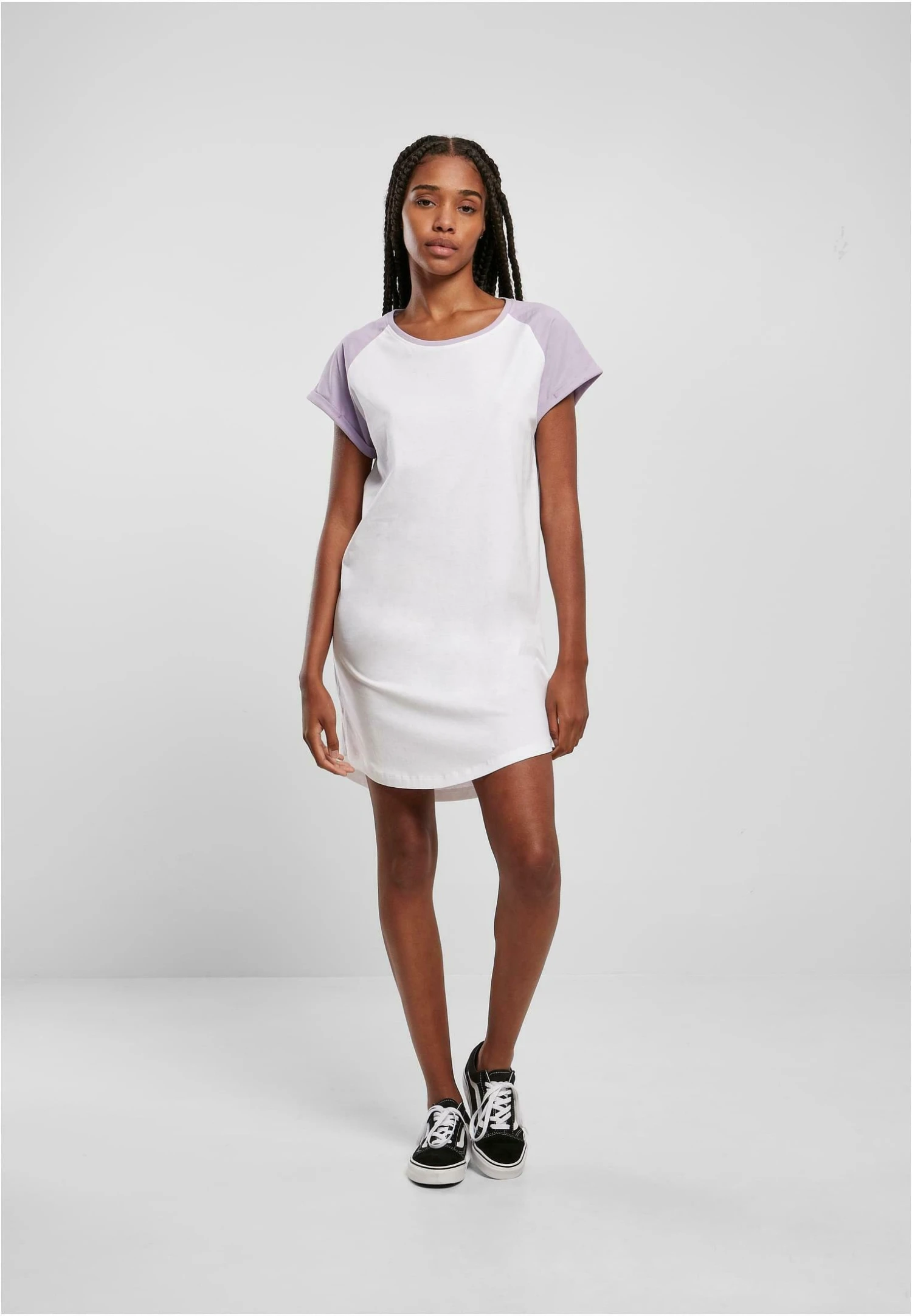 URBAN CLASSICS Raglan Tee - Jerseyjurk - White Lilac 4 URBAN CLASSICS Raglan Tee - Jerseyjurk - White Lilac - Afbeelding 2