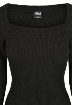 URBAN CLASSICS Damen Ladies - Jerseyjurk - Black -Urban Classics 07eea965b4224d5b97ef06e6da026f8a