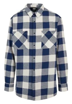 URBAN CLASSICS Overhemd - Darkblue Cream -Urban Classics 08ec3037759840cabdf86eb292ba5da7