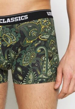 URBAN CLASSICS Shorts 3 Pack - Onderbroeken - Dark Green / Black -Urban Classics 09261f973aa443a7bb99c320919f244c