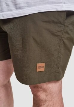 URBAN CLASSICS Block - Zwemshorts - Olive -Urban Classics 0970af7f8c8b49a681bd49e5c64c28f5