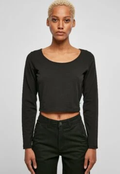 URBAN CLASSICS Cropped Longsleeve - Longsleeve - Black