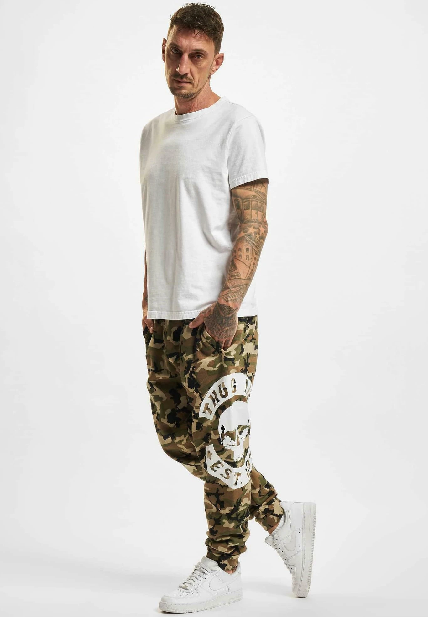 URBAN CLASSICS Thug Life Bcamo - Trainingsbroek - Camouflage 4 URBAN CLASSICS Thug Life Bcamo - Trainingsbroek - Camouflage - Afbeelding 2