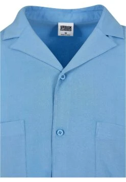URBAN CLASSICS Resort - Overhemd - Horizonblue -Urban Classics 0bbe3c5912fc490d9be8b68598c55b73