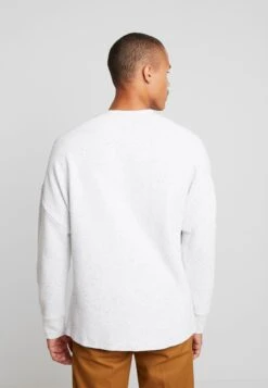 URBAN CLASSICS Cut On Sleeve Naps Interlock Crew - Sweater - Lightgrey -Urban Classics 0c2df351f6fa42cf984bb24bb9689720