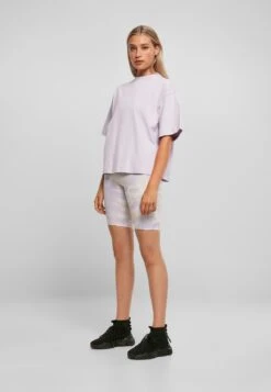 URBAN CLASSICS Ladies Organic Heavy Tee - T-Shirt Basic - Lilac -Urban Classics 0e31f907cd884bddb94c7881274754a6