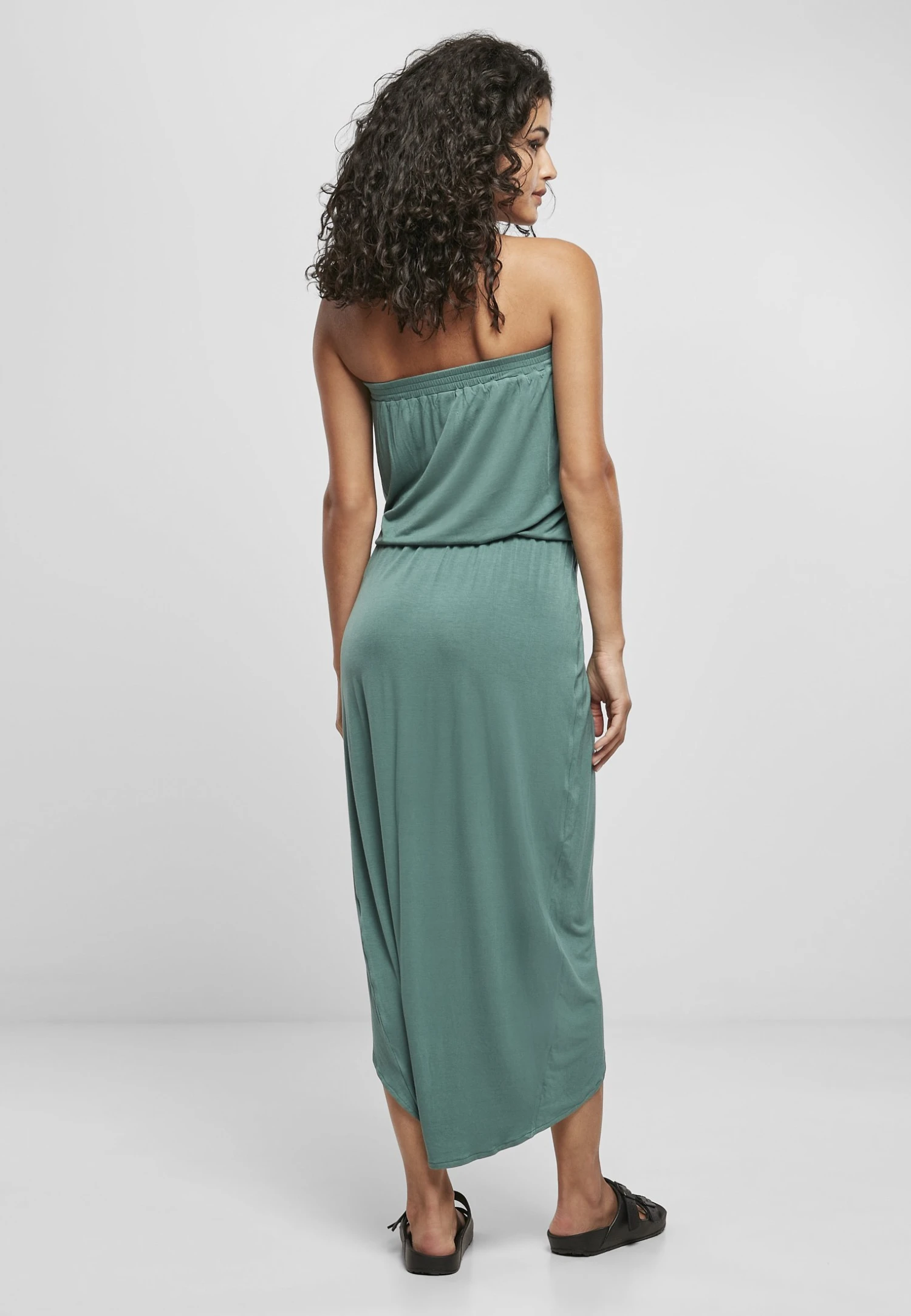 URBAN CLASSICS Bandeau- Maxi-Jurk - Paleleaf 5 URBAN CLASSICS Bandeau- Maxi-Jurk - Paleleaf - Afbeelding 3