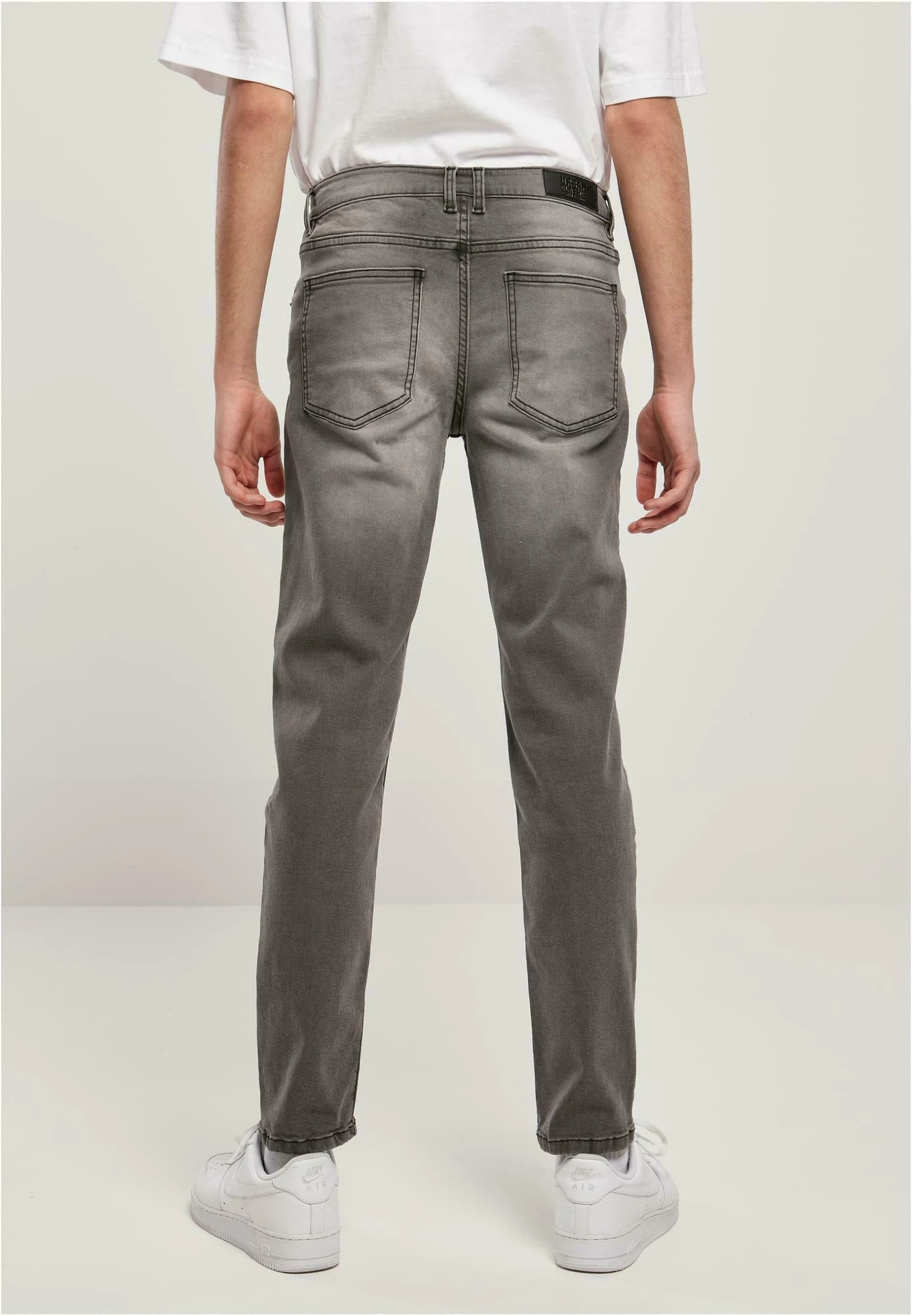 URBAN CLASSICS Slim Fit Jeans - Midgrey 5 URBAN CLASSICS Slim Fit Jeans - Midgrey - Afbeelding 3