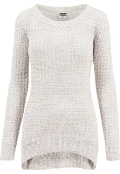 URBAN CLASSICS Ladies Long Wideneck Sweater - Trui - Offwhite -Urban Classics 0ef7b5ed1c4048a59219140de25d28da