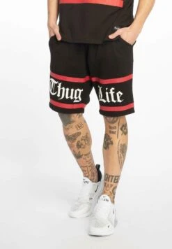 URBAN CLASSICS Thug Life Brick- Shorts - Black