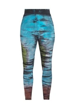 URBAN CLASSICS Ladies Tie Dye High Waist- Legging - Black