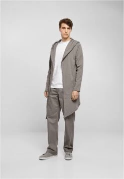 URBAN CLASSICS Long Hooded Open Edge Cardigan - Vest - Grey 8 URBAN CLASSICS Long Hooded Open Edge Cardigan - Vest - Grey -Urban Classics 11aed7d20ea94666879b77b14c0caec9