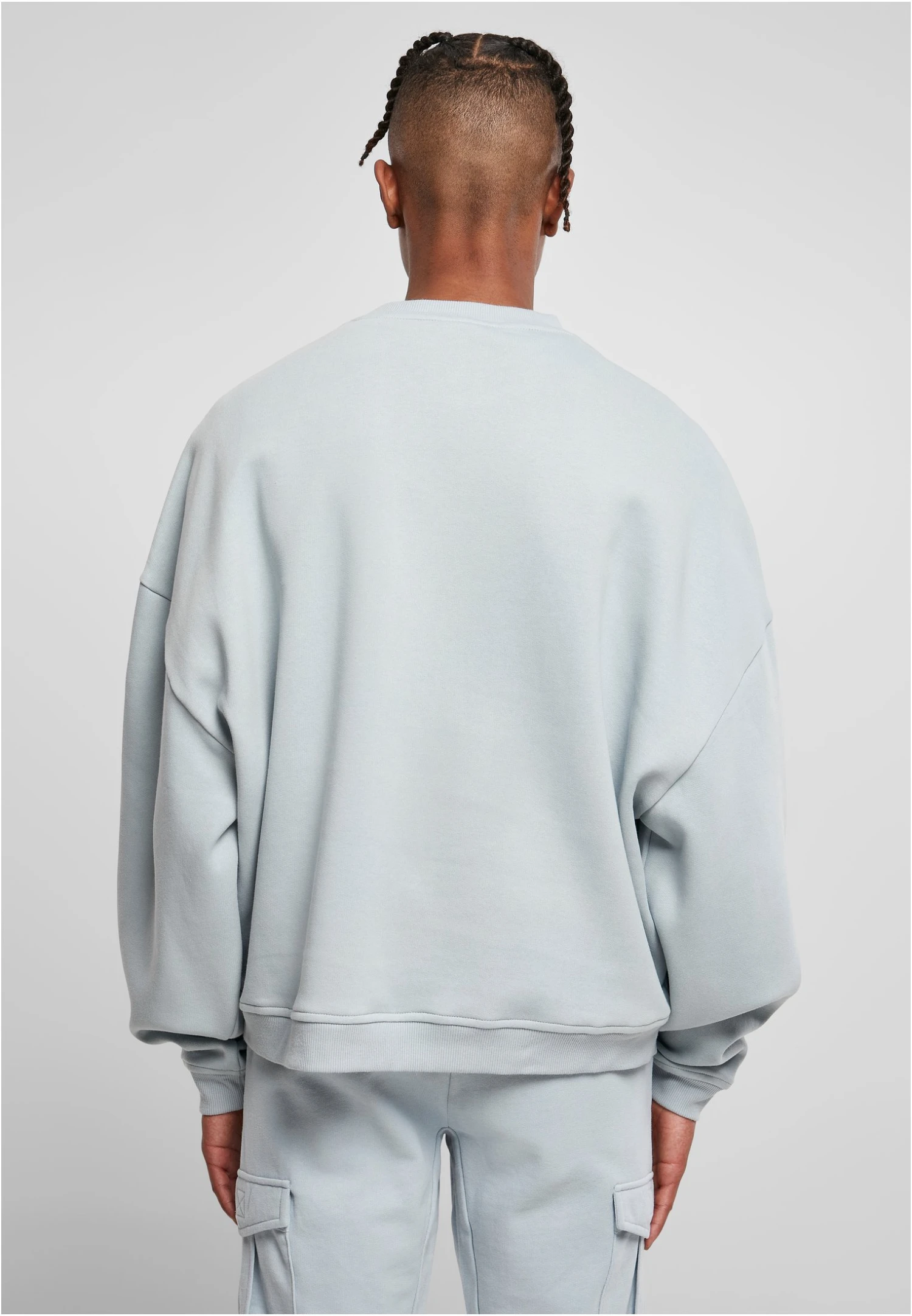 URBAN CLASSICS Herren- Sweater - Summerblue 7 URBAN CLASSICS Herren- Sweater - Summerblue - Afbeelding 5