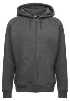 URBAN CLASSICS Zip Hoody - Sweater Met Rits - Charcoal -Urban Classics 123fce6bc9884046909184d5cf877228