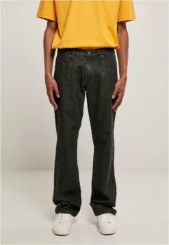 URBAN CLASSICS Straight Leg- Straight Leg Jeans - Black Washed