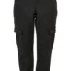 URBAN CLASSICS Washed Twill Jogging - Cargobroek - Black
