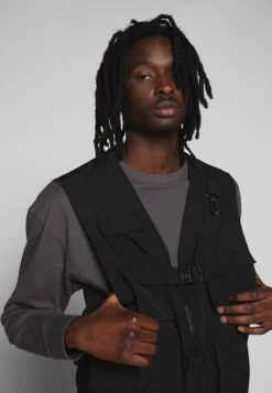 URBAN CLASSICS Tactical Vest - Bodywarmer - Black -Urban Classics 14d69443aea9443f9c6a7230fa4c1be3