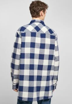 URBAN CLASSICS Overhemd - Darkblue Cream -Urban Classics 152523963d794c4ea1bd2abd0672d9b6