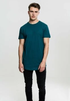 URBAN CLASSICS Shaped Long Do Not Use - T-Shirt Basic - Teal -Urban Classics 15ee2ccce25b43689514257fdeffbe6b