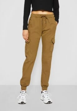 URBAN CLASSICS High Waist - Cargobroek - Summerolive -Urban Classics 162b0110d8184b11863ecc2dd74187b0