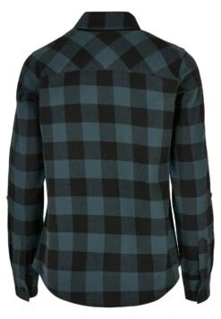 URBAN CLASSICS Overhemdblouse - Jasper Black -Urban Classics 1653c8c6aaa44ed7a907e8cd873fe4e1