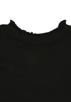 URBAN CLASSICS Ladies Cropped Rib Tee - Blouse - Black -Urban Classics 16a760e1f12c46dfb13163c4835eb22b