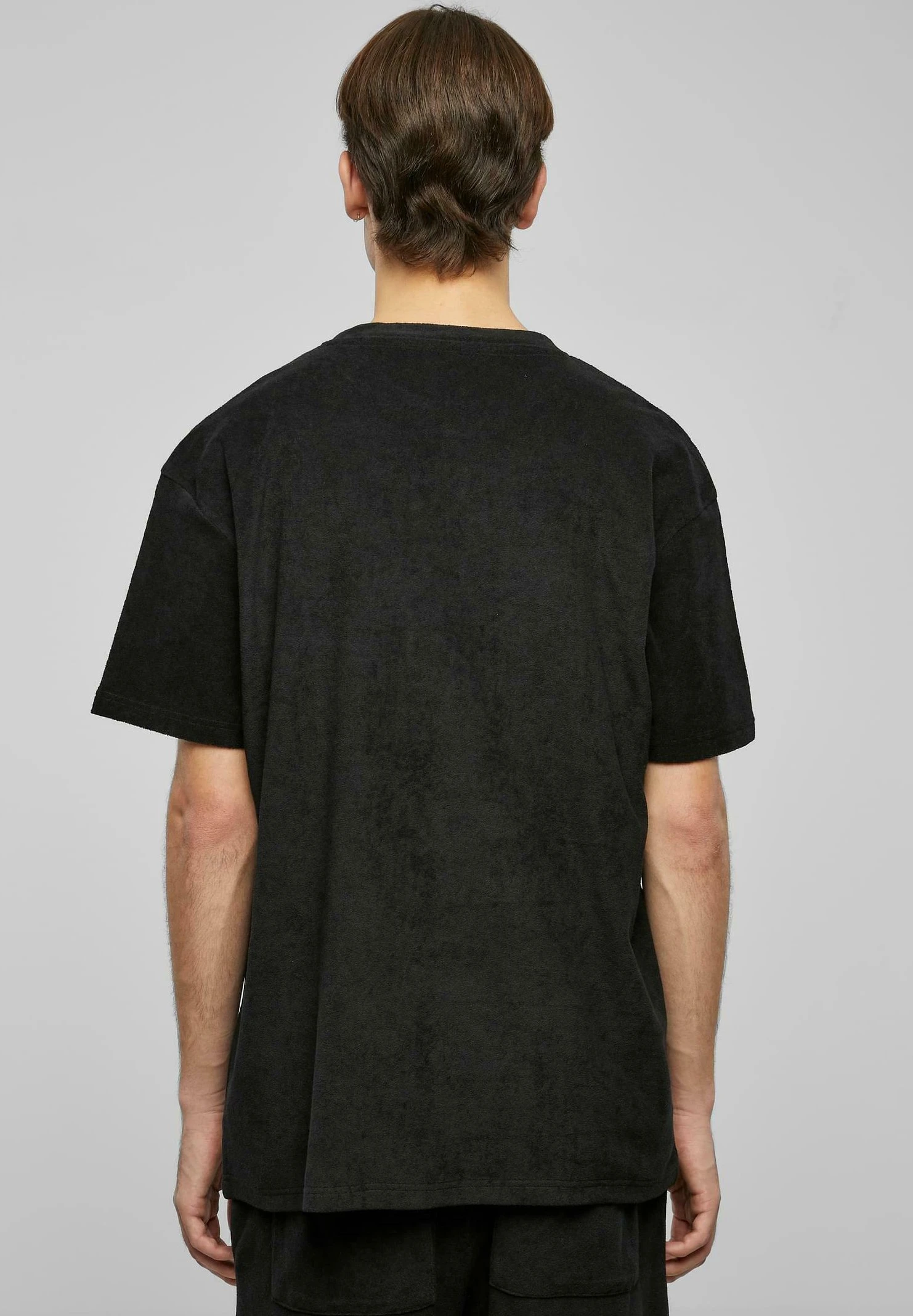 URBAN CLASSICS Towel Tee - T-Shirt Basic - Black 5 URBAN CLASSICS Towel Tee - T-Shirt Basic - Black - Afbeelding 3