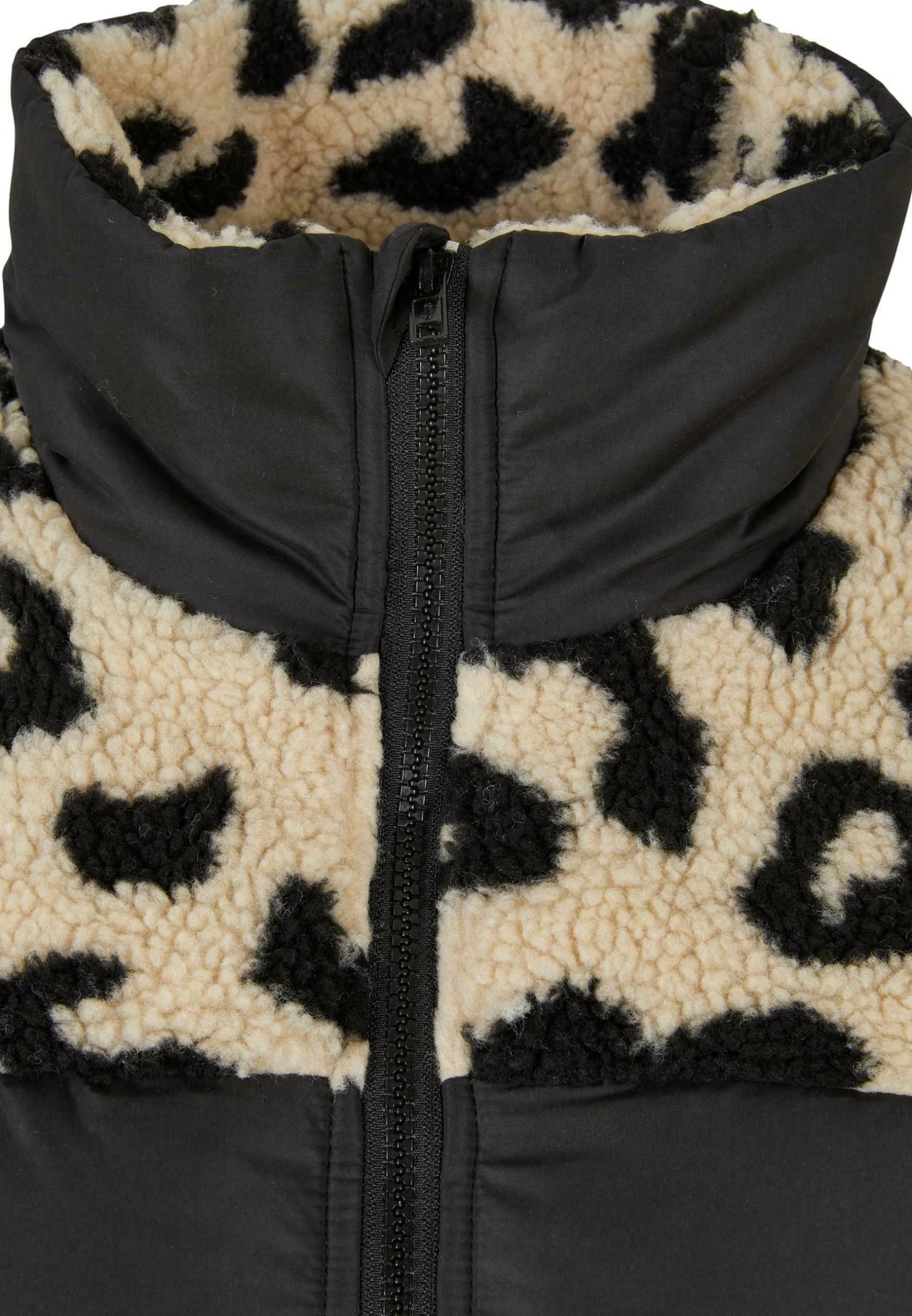 URBAN CLASSICS Aop Sherpa Puffer- Winterjas - Black Sandleo 10 URBAN CLASSICS Aop Sherpa Puffer- Winterjas - Black Sandleo - Afbeelding 8