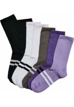URBAN CLASSICS Double Stripes7-Pack - Sokken - Multicolor