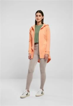 URBAN CLASSICS Parka - Sweater Met Rits - Papaya -Urban Classics 1824ab605ec94b7c91a812b77ea9434a