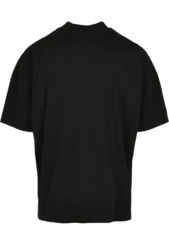 URBAN CLASSICS Oversized Mock Neck - T-Shirt Basic - Schwarz -Urban Classics 1851a5b5a4b14730a6312053a4393d16