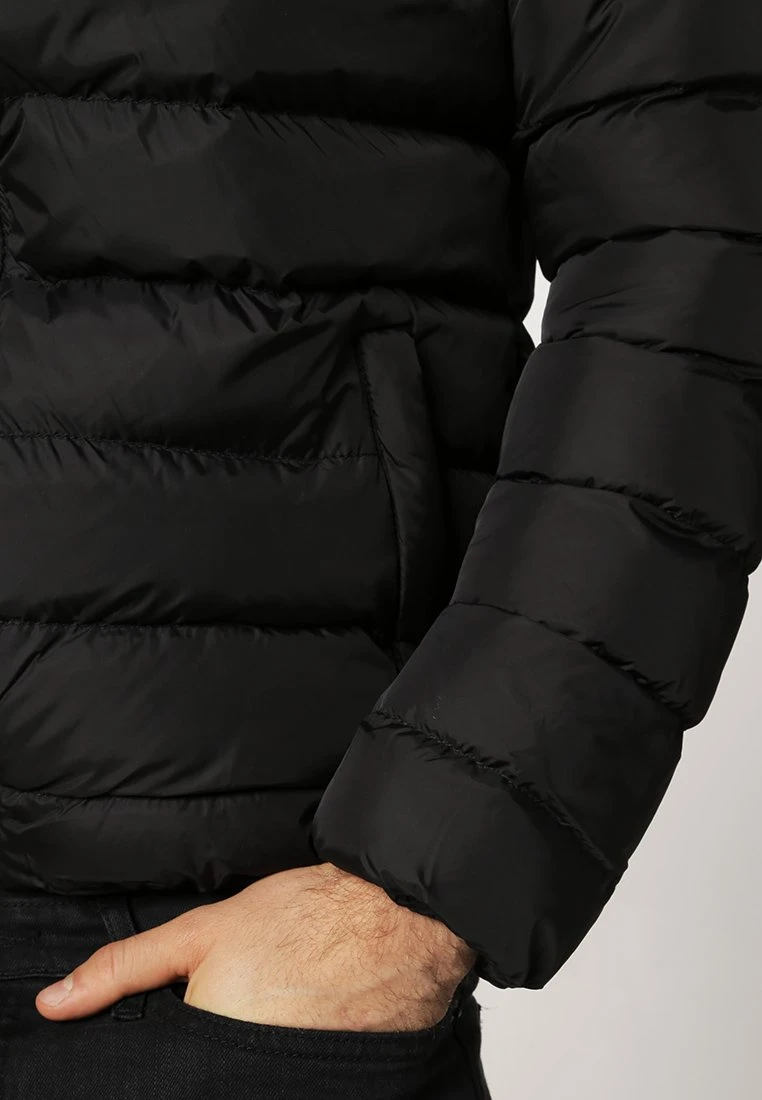 URBAN CLASSICS Basic Bubble Jacket - Winterjas - Black/White/Black 9 URBAN CLASSICS Basic Bubble Jacket - Winterjas - Black/White/Black - Afbeelding 7