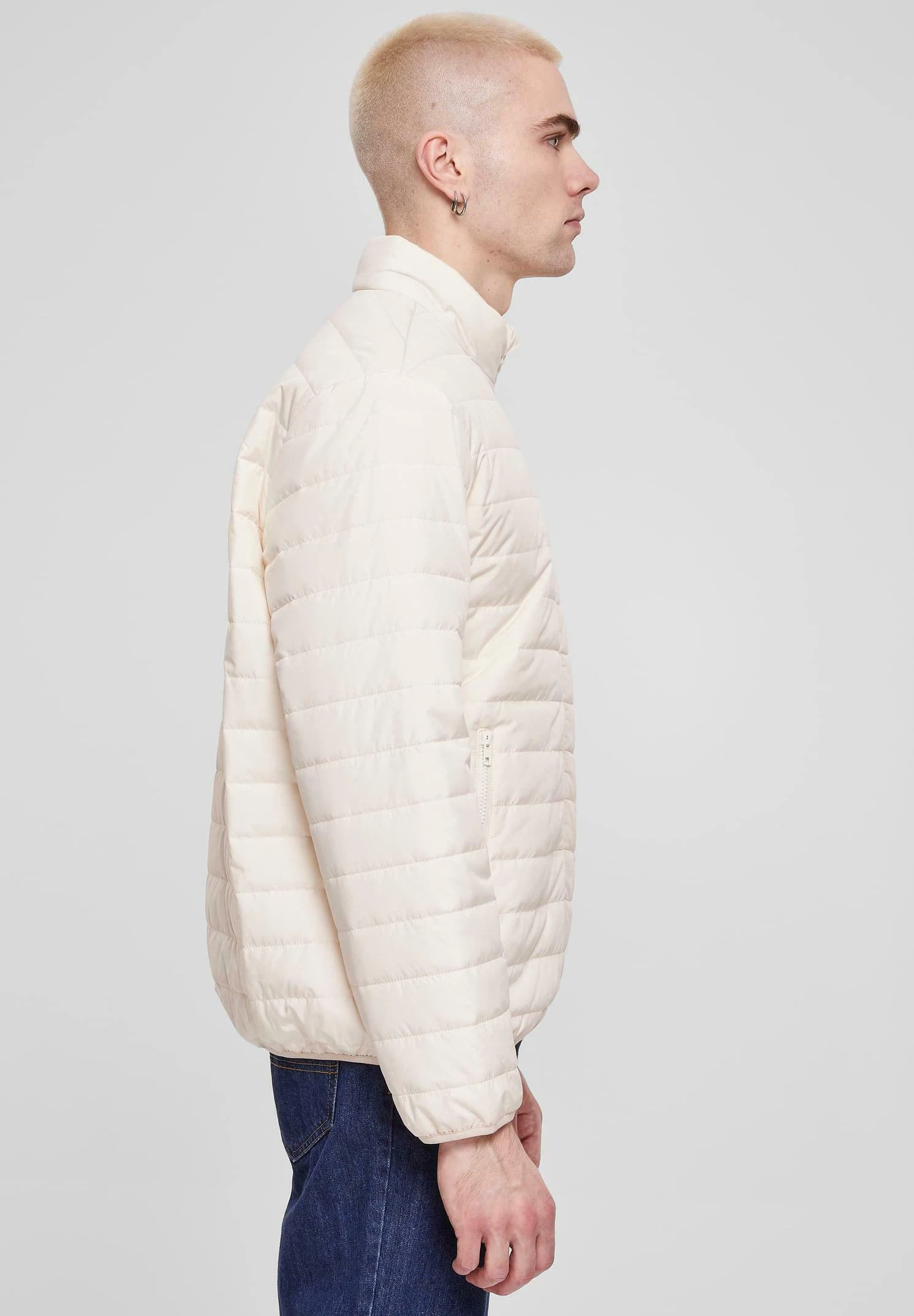 URBAN CLASSICS Light Bubble - Winterjas - Whitesand 6 URBAN CLASSICS Light Bubble - Winterjas - Whitesand - Afbeelding 4