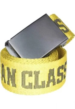 URBAN CLASSICS Jaquard- Riem - Black Yellow Black -Urban Classics 18e20c839830422297c0018e105e53fd