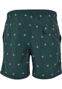 URBAN CLASSICS Embroidery Swim - Zwemshorts - Anchor Bottlegreen White -Urban Classics 19b28fb8983442cba350fefd467816f5