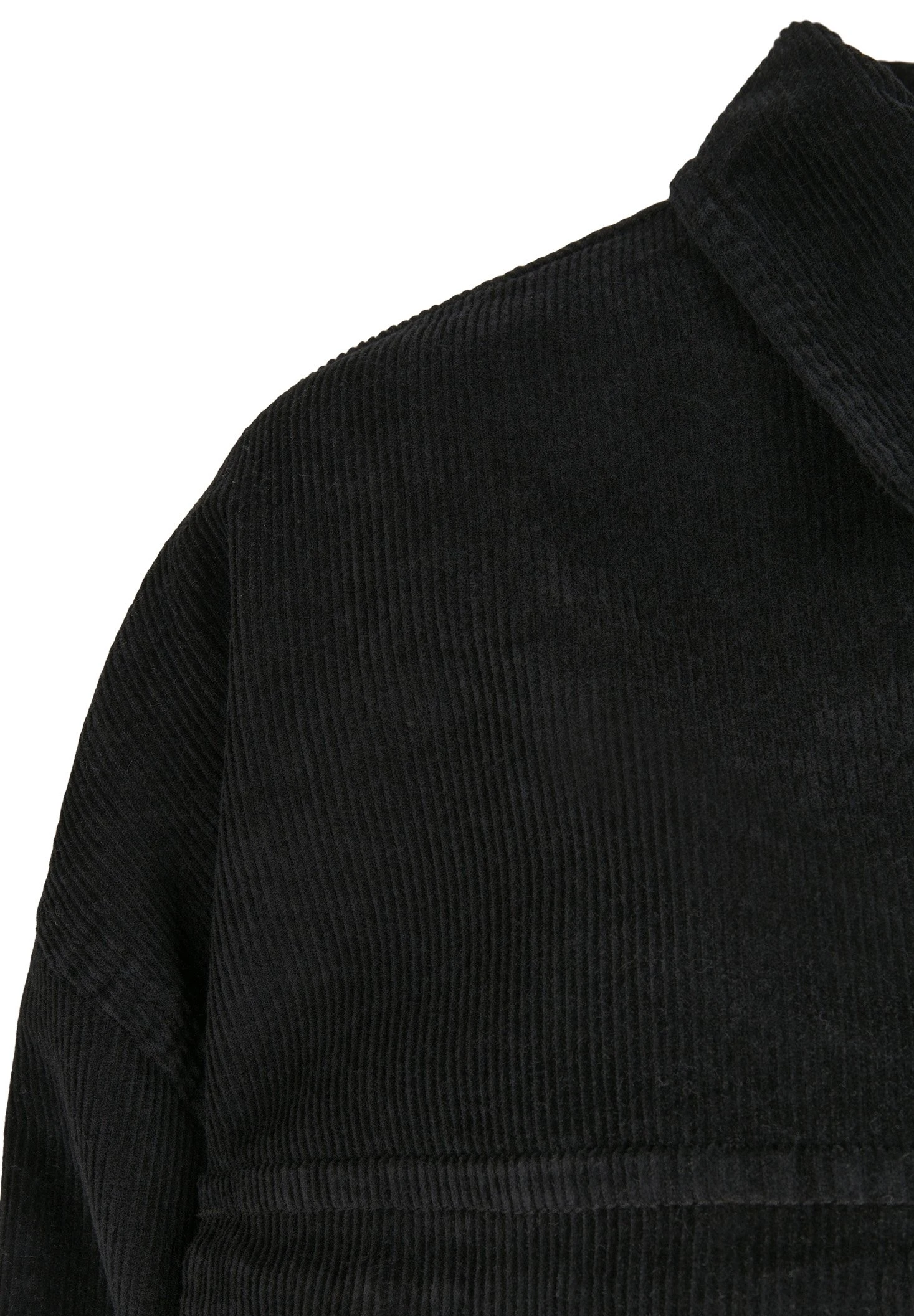 URBAN CLASSICS Ladies Long Corduroy Overshirt - Overhemdblouse - Black 11 URBAN CLASSICS Ladies Long Corduroy Overshirt - Overhemdblouse - Black - Afbeelding 9