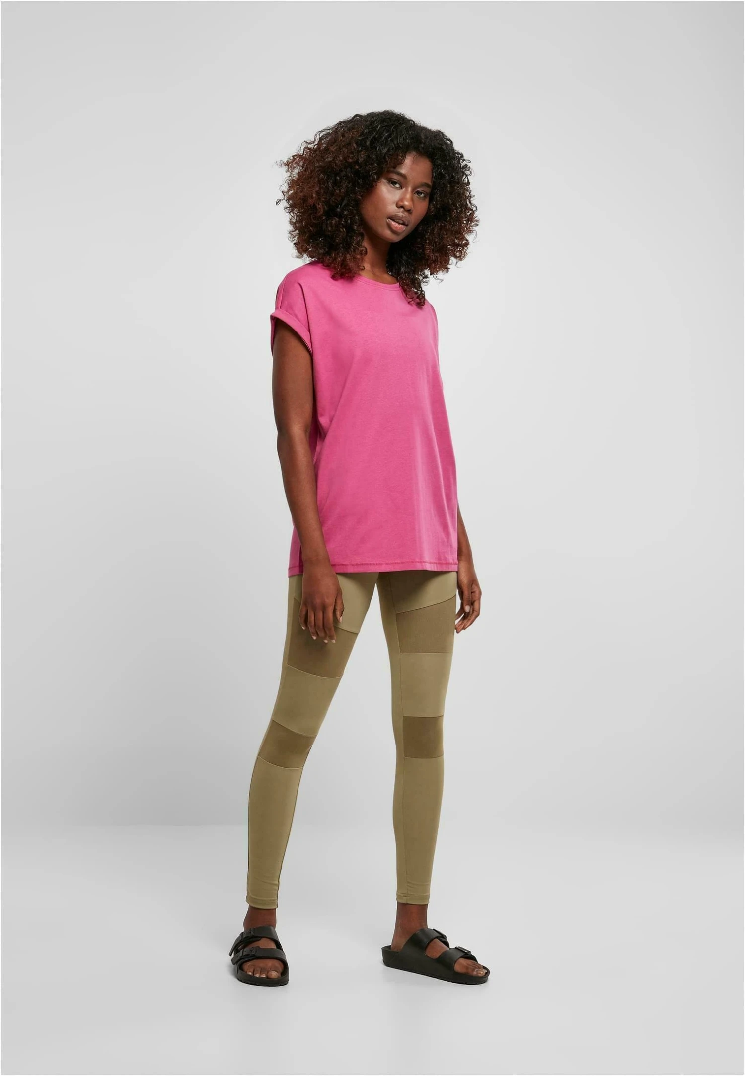 URBAN CLASSICS Extended Shoulder - T-Shirt Basic - Brightviolet 4 URBAN CLASSICS Extended Shoulder - T-Shirt Basic - Brightviolet - Afbeelding 2