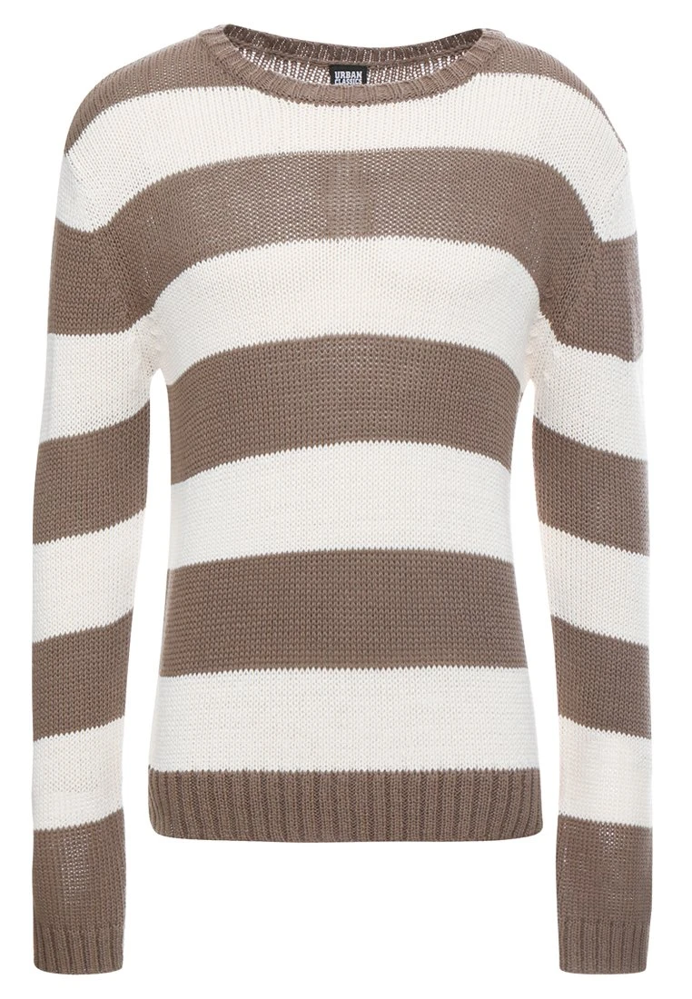 URBAN CLASSICS Striped - Trui - Beige/Offwhite 7 URBAN CLASSICS Striped - Trui - Beige/Offwhite - Afbeelding 5