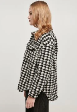 URBAN CLASSICS Fleecejas - Blackhoundstooth -Urban Classics 1b8e5140b88444dcb95c5ad0bf8b4b13